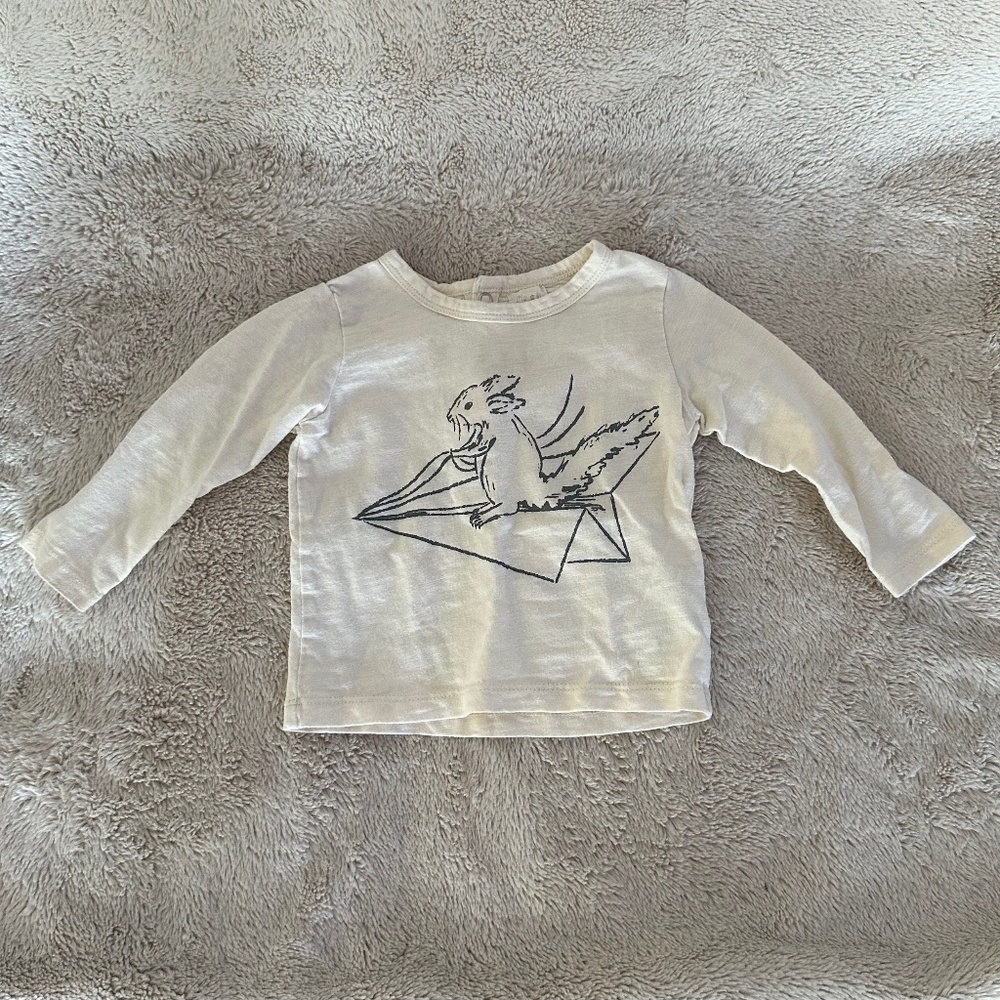 Baby Long Sleeve Squirel Shirt